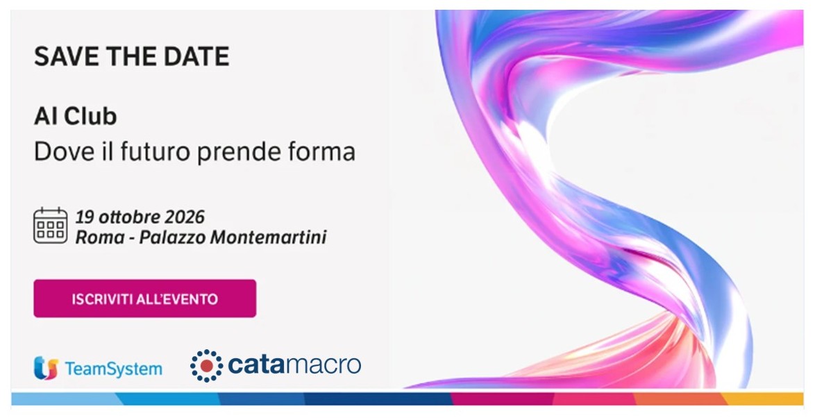 SAVE THE DATE - AI CLUB:  Dove il futuro prende forma